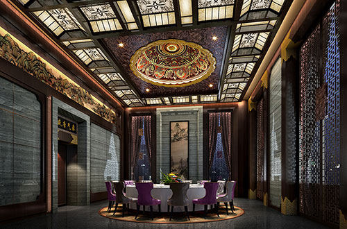 南陵低调奢华的新中式酒店设计效果图